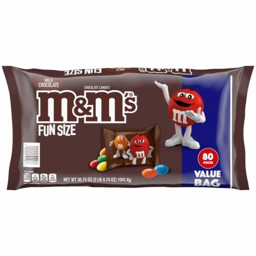 M&M'S Milk Chocolate Fun Size Bulk Halloween Candy