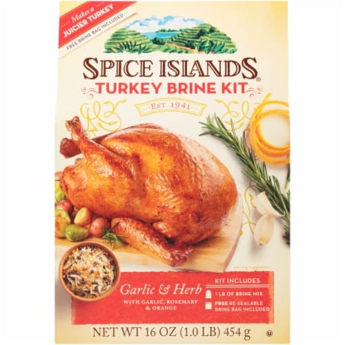 Spice Islands Garlic & Herb Turkey Brine Kit