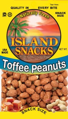 Island Snacks Toffee Peanuts