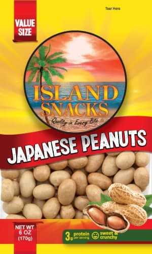 Island Snacks Japaneese Peanuts Value Size