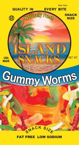 Island Snacks Gummy Worms