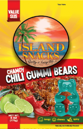 Island Snacks Value Size Chili Gummi Bears