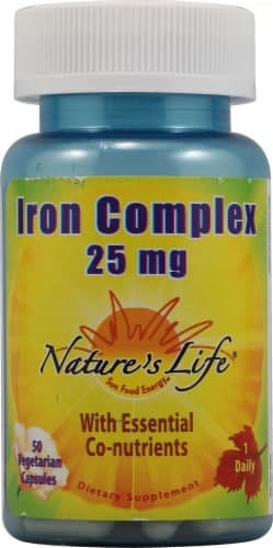 Nature'S Life Iron Complex Vegetarian Capsules