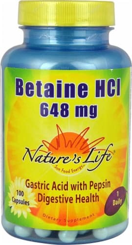 Nature'S Life  Betaine Hcl
