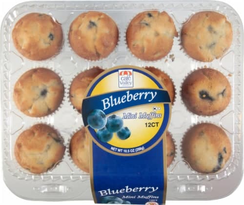 Cafe Valley Mini Blueberry Muffins