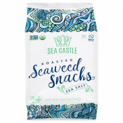 Sea Castle Organic Roasted Seaweed With Sea Salt