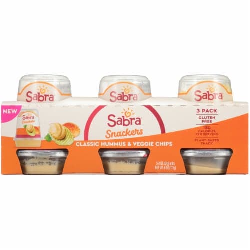 Sabra Snackers Classic Hummus & Veggie Chips