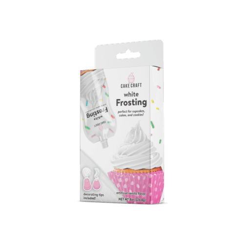 Cake Craft Frosting Pouch - White