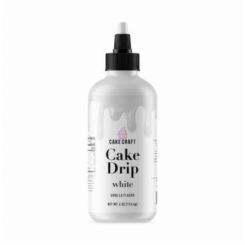Cake Craft White Vanilla Cake Drip