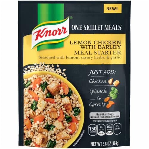 Knorr One Skillet Meals Lemon Chicken With Barley Meal Starter