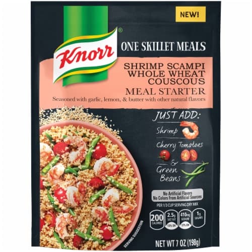 Knorr One Skillet Meals Shrimp Scampi Whole Wheat Couscous Meal Starter