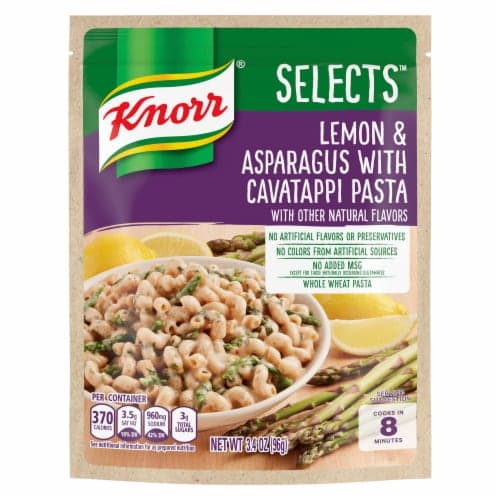 Knorr Selects Lemon & Asparagus With Cavatappi Pasta Pasta Side Dish