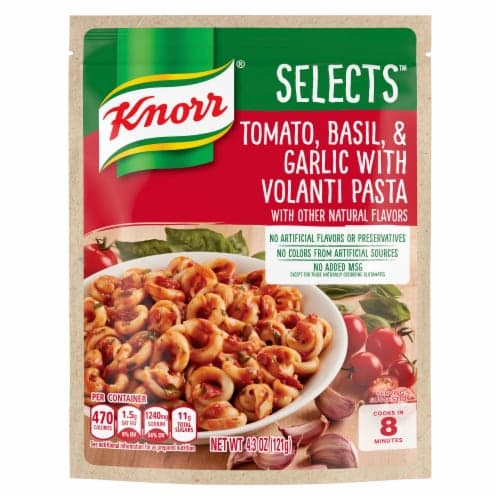 Knorr Selects Tomato, Basil, & Garlic With Volanti Pasta Pasta Side Dish