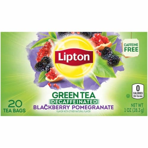 Lipton Green Tea, Blackberry Pomegranate, Decaffeinated