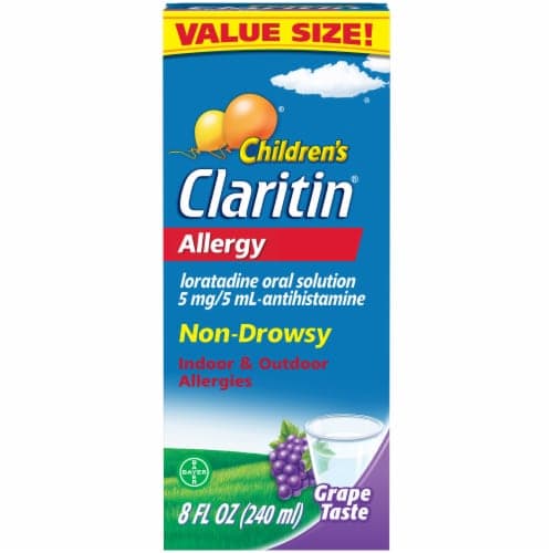 Claritin Children'S Value Size Grape Taste Indoor & Outdoor Allergies Value Size!