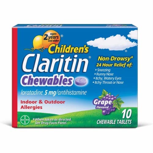 Claritin Chewable Tablets Children'S Allergies