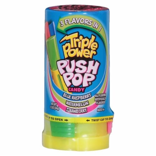 Push Pops Triple Power Candy
