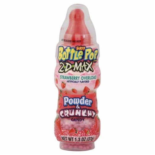 Baby Bottle Candy, Powder And Crunchy, Strawberry Watermelon