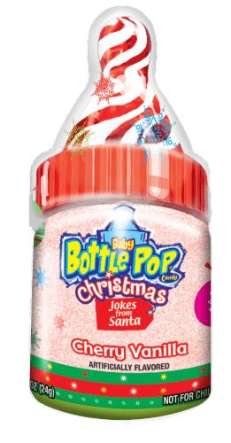 Baby Bottle Pop Christmas Cherry Vanilla Candy