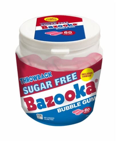 Bazooka Sugar Free Gum To Go