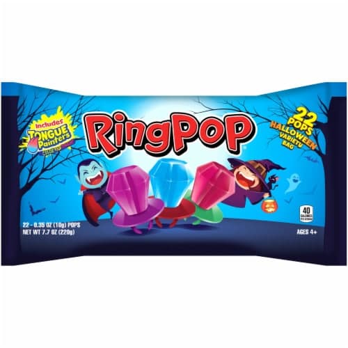 Ring Pop Halloween Variety Candy Bag