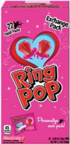 Ring Pop Valentine'S Exchange Pack Candy
