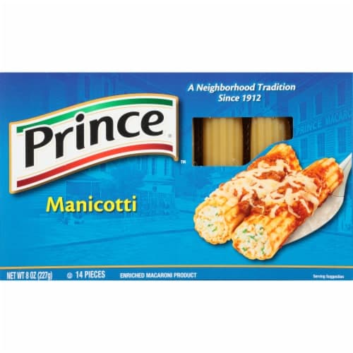 Prince Manicotti Pasta