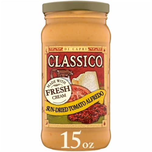 Classico Sun-Dried Tomato Alfredo Spaghetti Pasta Sauce