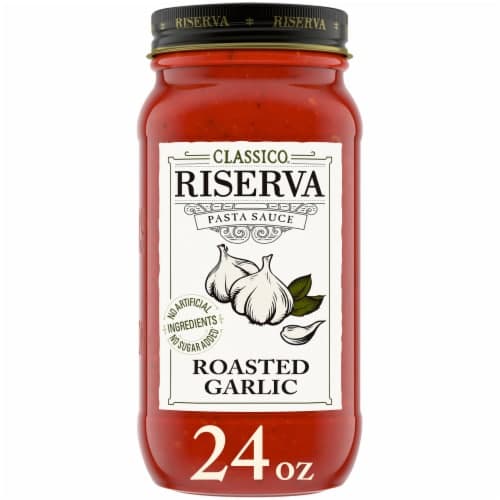Classico Riserva Roasted Garlic Pasta Sauce, Jar