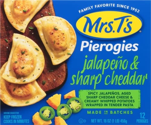 Mrs. T'S Potato Cheddar & Jalapeno Pierogies
