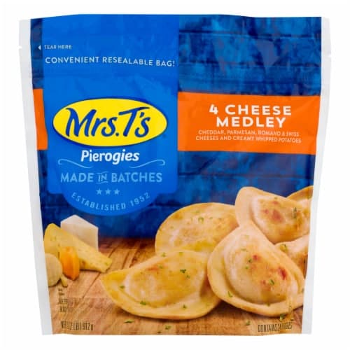 Mrs. T'S 4 Cheese Medley Pierogies  Side