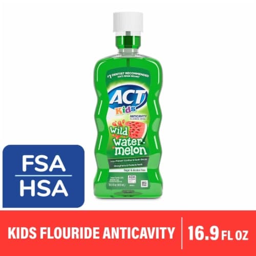Act Anticavity Fluoride Rinse, Wild Watermelon