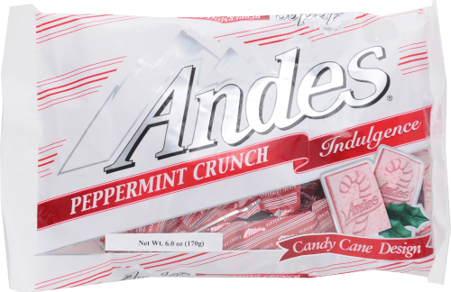 Andes Peppermint Crunch, Candy Cane Design