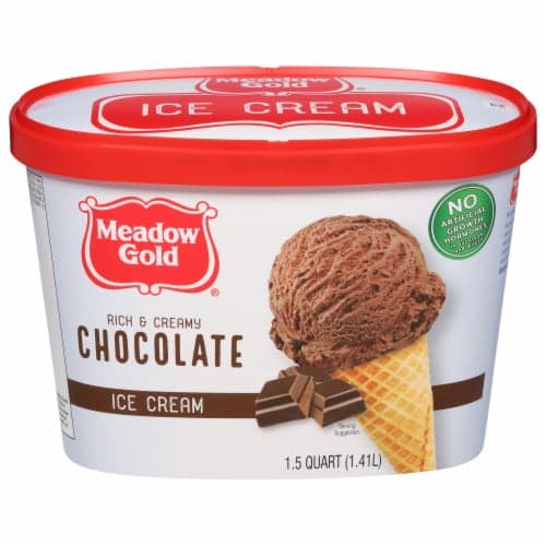 Meadow Gold Chocolate Ice Cream Tub