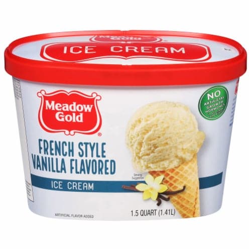 Meadow Gold French Vanilla Ice Cream Tub