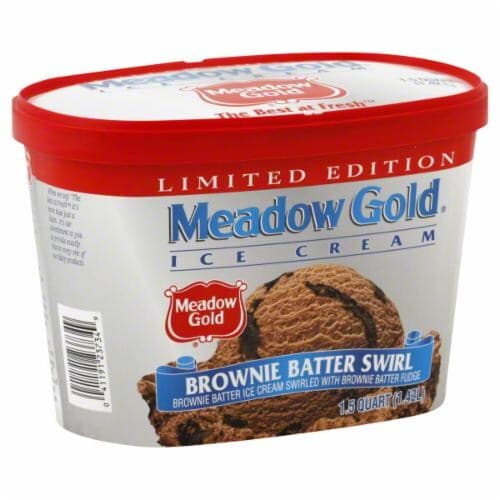 Meadow Gold Brownie Batter Swirl Ice Cream