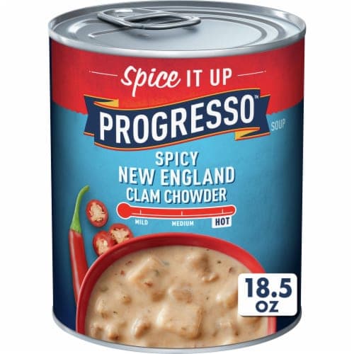 Progresso Spicy Gluten Free New England Clam Chowder Canned Soup