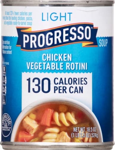 Progresso Low Fat Light Chicken Vegetable Rotini Soup