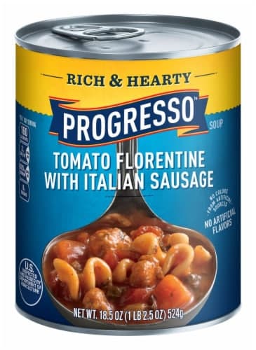 Progresso Rich & Hearty Soup, Tomato Florentine With Italian Sausage