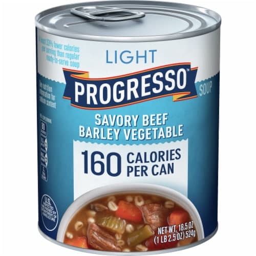 Progresso Low Fat Light Savory Beef Barley Vegetable Soup