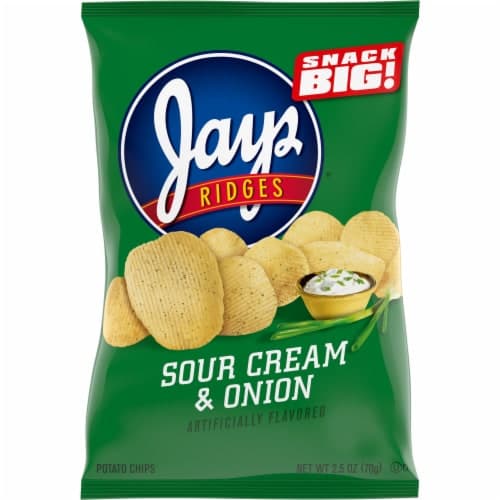 Jays Sour Cream And Onion Potato Chips