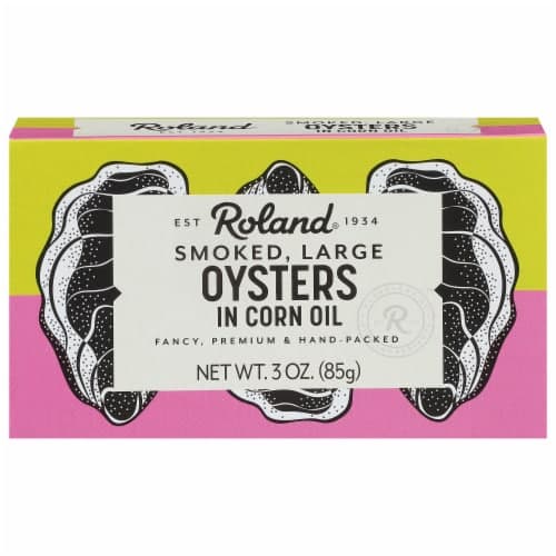Roland Large Smoked Oysters In Corn Oil