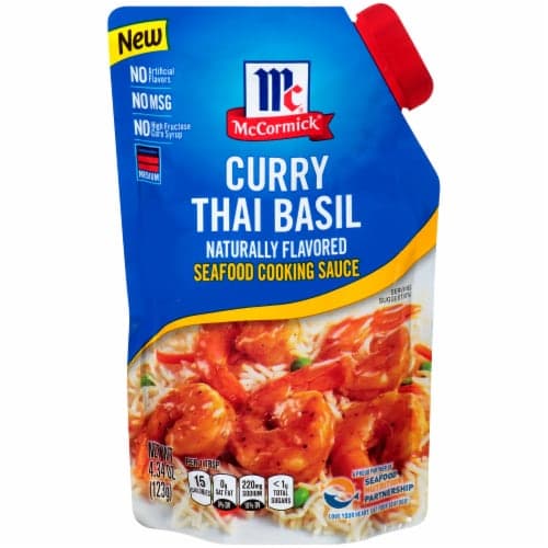 Mccormick Curry Thai Basil Seafood Cooking Sauce