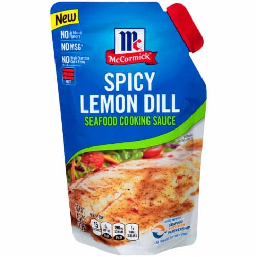 Mccormick Spicy Lemon Dill Seafood Cooking Sauce