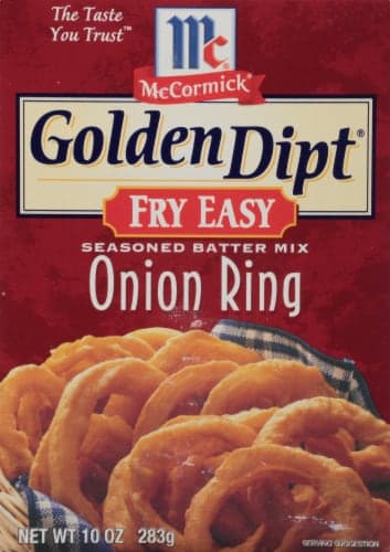 Mccormick Golden Dipt Fry Easy Onion Ring Seasoned Batter Mix