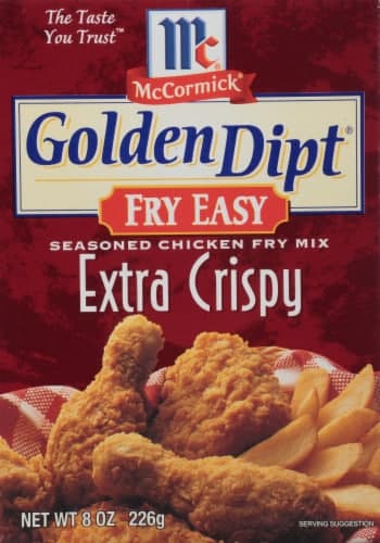 Mccormick Golden Dipt Fry Easy Extra Crispy Seasoned Chicken Fry Mix