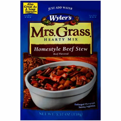 Wyler'S Mrs. Grass Homestyle Beef Stew Soup Mix