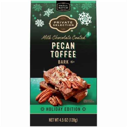 Private Selection Holiday Milk Chocolate Coated Pecan Toffee Bark