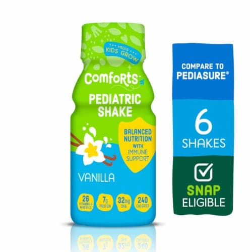 Comforts Vanilla Pediatric Nutritional Shake Drink