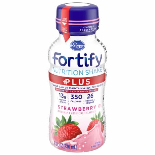 Kroger Fortify Plus Strawberry Nutrition Shake